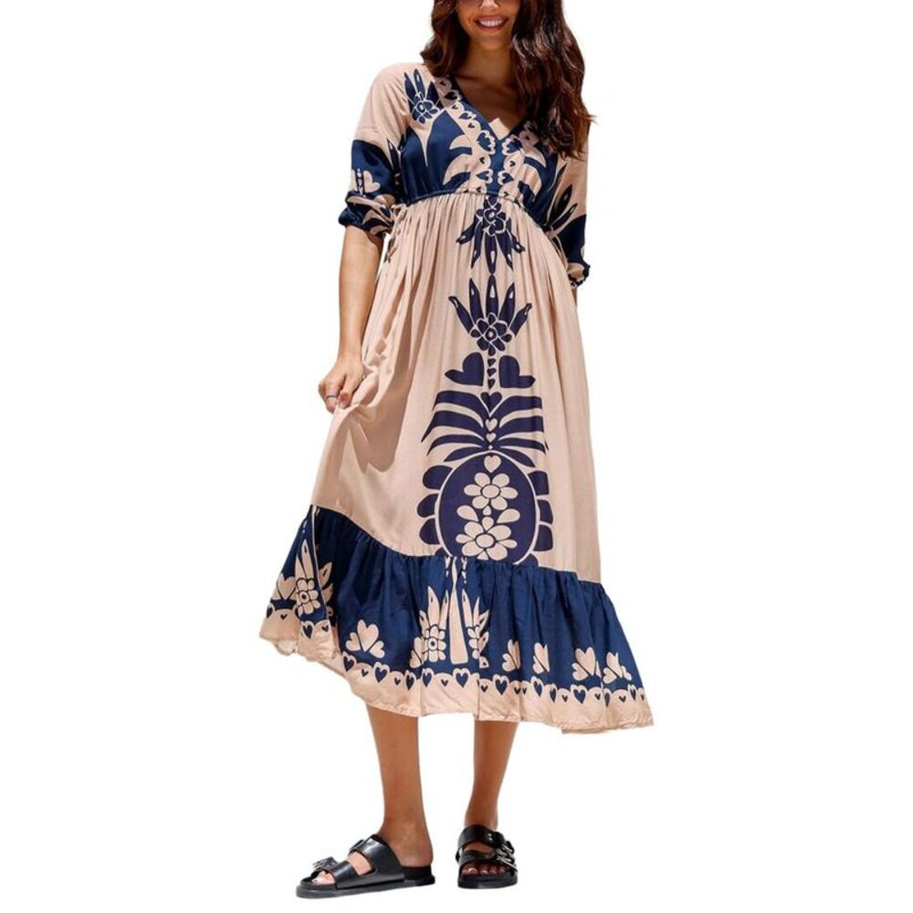 Amina Glam Womens  Midi Dress